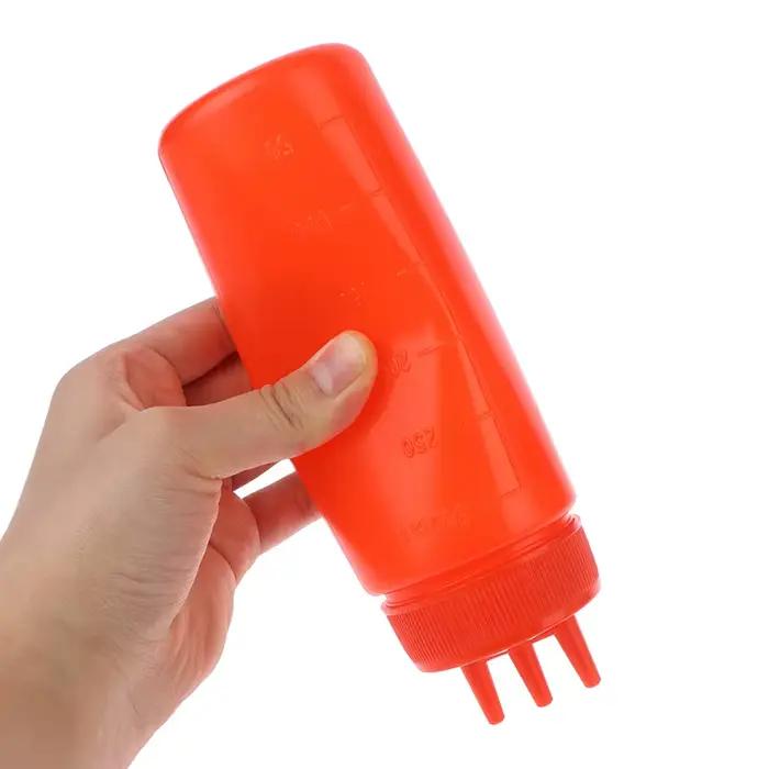 Bouteille à presser avec 3 trous pour vinaigre