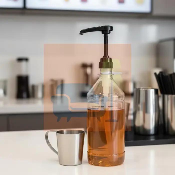 Pompe à sirop de café distributeur de boissons précision dosage café thé occasions spéciales