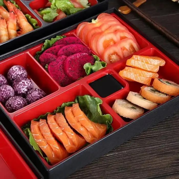 Boîte de rangement alimentaire JETTING avec compartiments pour déjeuner professionnel, plateau pour travailleurs, récipient alimentaire portable et multifonctionnel pour maison, bureau, camping et événements familiaux