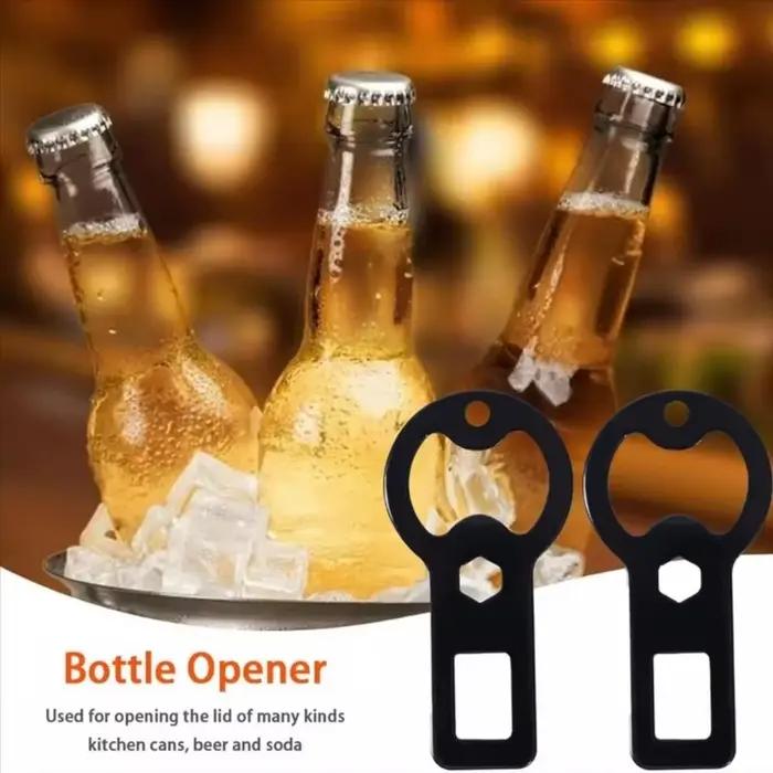 Ouvre-couvercle de bouteille de Soda en métal gassé, porte-clés antidérapant pour bière, Gadgets d'extérieur, nouvelle collection