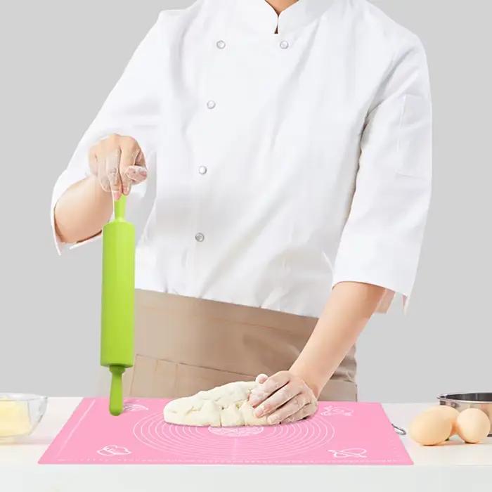 Rouleau à pâte à pâtisserie en plastique antiadhésif