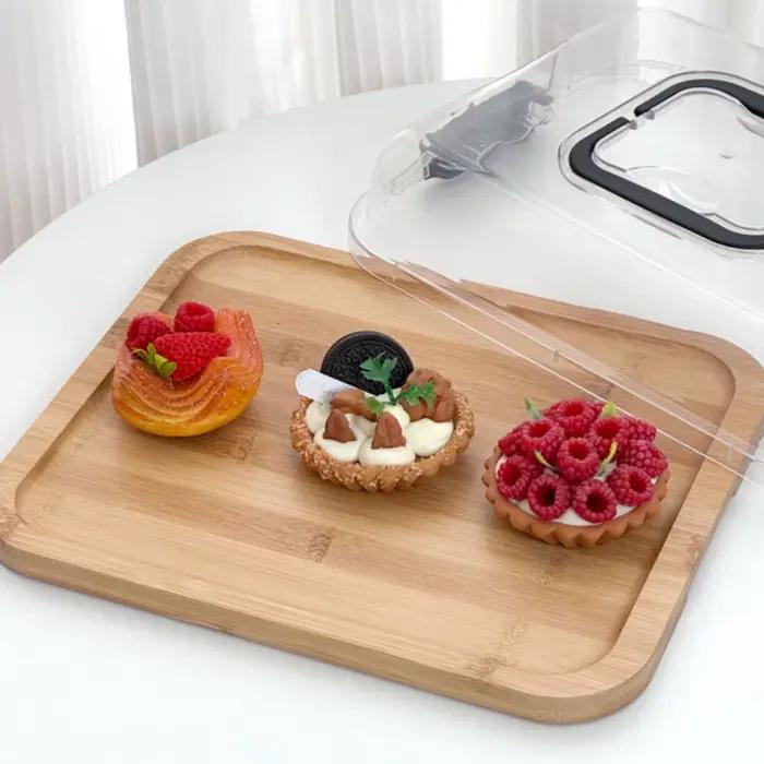 Plateau à charcuterie avec couvercle