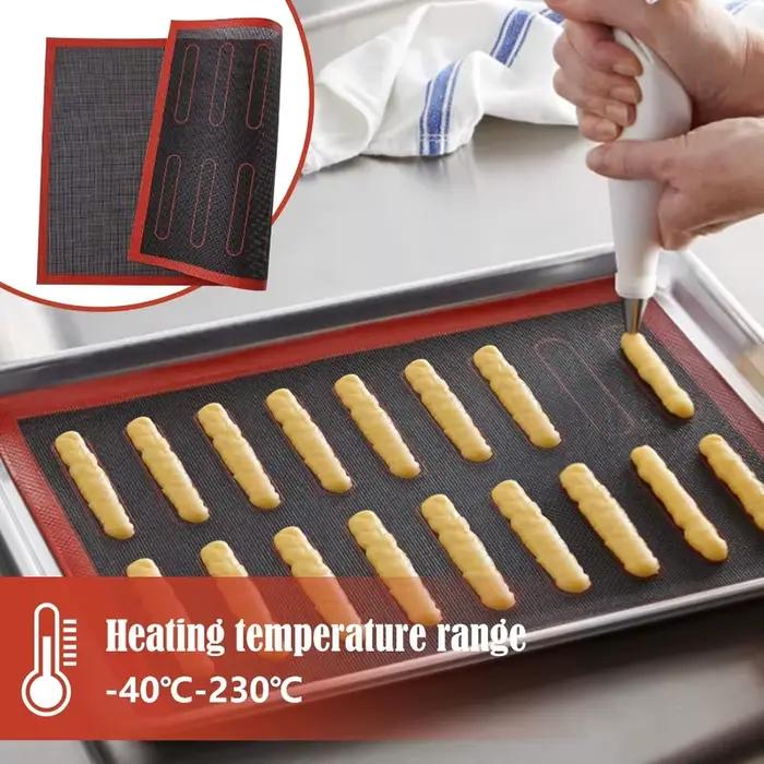 Tapis de cuisson en silicone perforé de qualité alimentaire 40x30/58x38cm