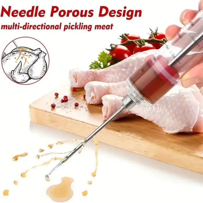 Injecteur de Marinade de Viande de 30ml Outil de Cuisine pour Saveurs Profondes et Plats Juteux Occasions Spéciales à Offrir