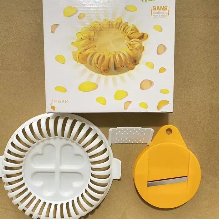 Creachips Appareil à frites pour micro-ondes - Version coréenne pour la préparation maison de chips de pommes de terre
