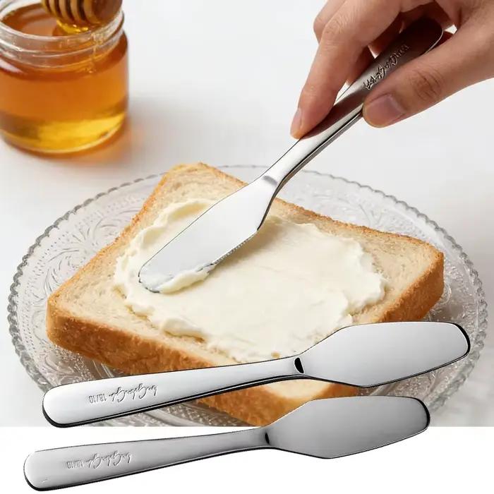 Coupe-beurre en acier inoxydable multifonctionnelle pour fromage beurre confiture prise confortable occasion spéciale famille amis brunches fêtes de fin d'année