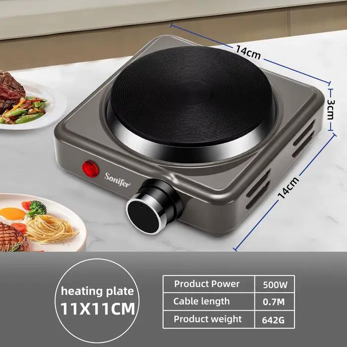 Mini plaque chauffante électrique 500W