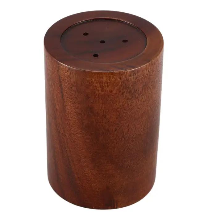 Porte-ustensiles de cuisine en bois, porte-ustensiles pour cuillères, spatules, seau, table à manger, bureau, 3.4x3.4x5 pouces