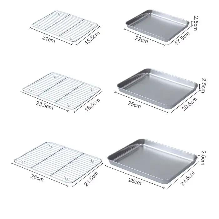 Ensemble de cuisson en acier inoxydable