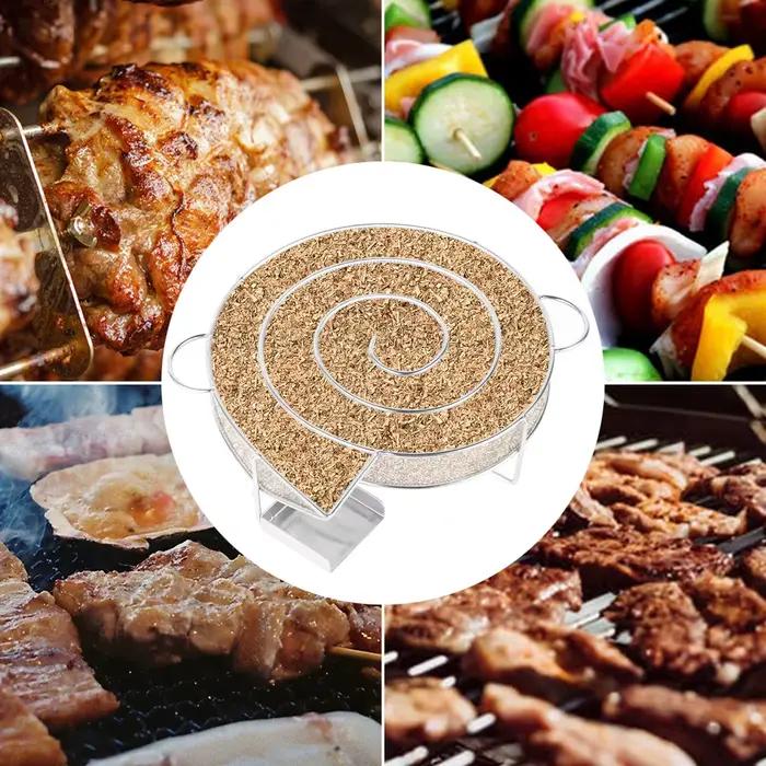 Générateur de fumée froide en acier inoxydable pour fumer de la viande, du poisson, des légumes, barbecues, grillades et fumoirs occasionnels