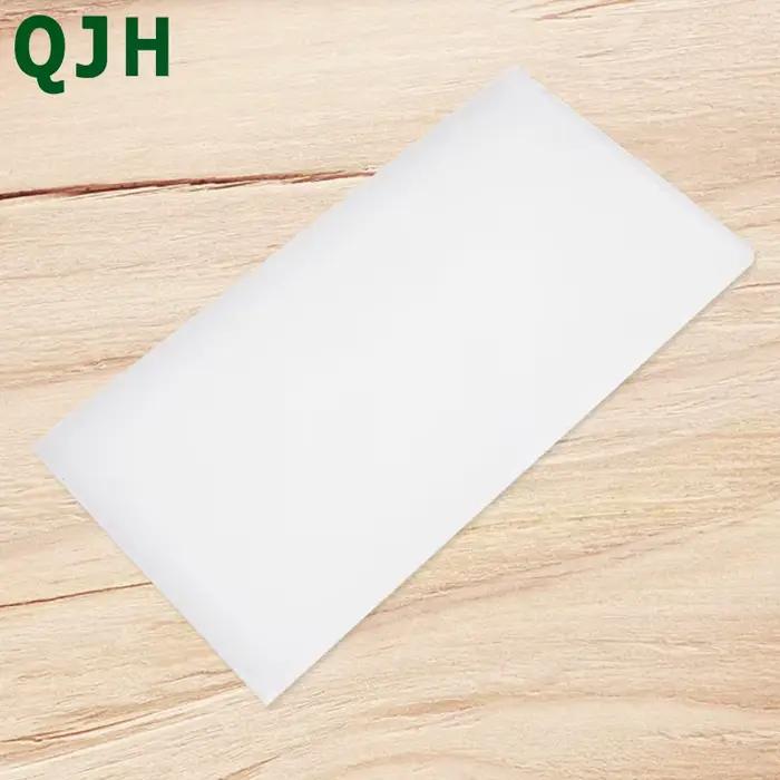 QJH – planche à découper blanche en PVC de haute qualité, tapis de maillet en caoutchouc, outils d'artisanat du cuir pour couper des blocs de tampons de poinçonnage, 20x10cm