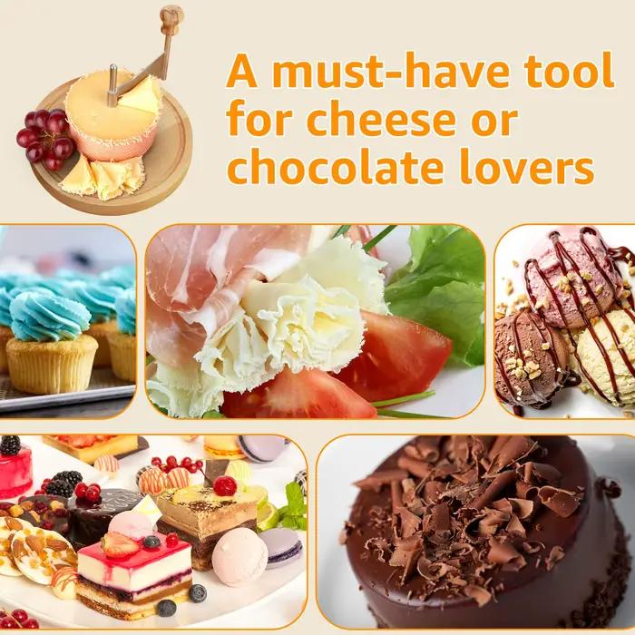 Outil pour fromage en bois de haute qualité coupe-fromage rasoir à fromage râpe à beurre broyeur de fromage au chocolat pour la cuisine occasions spéciales