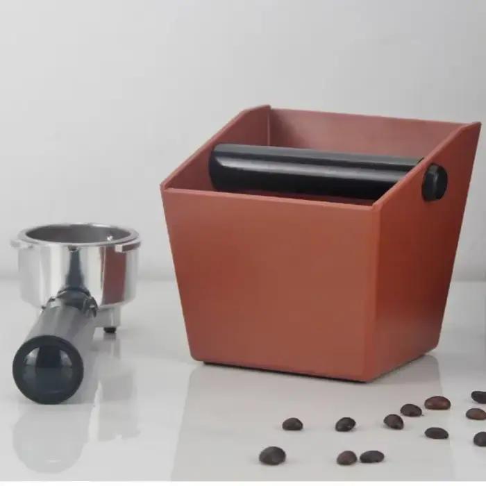 Récipient de marc de café expresso en ABS avec design épuré et ouverture conviviale pour amateurs de café et professionnels occasions spéciales