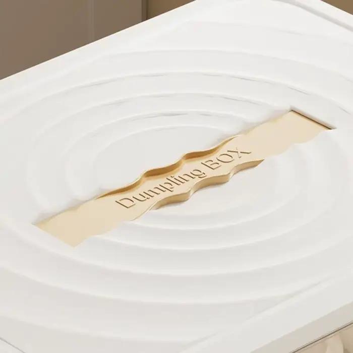 Boîte de rangement en plastique multicouche pour raviolis, boîte de conservation des wontons, grande capacité, hermétique, pour congélateur, cuisine
