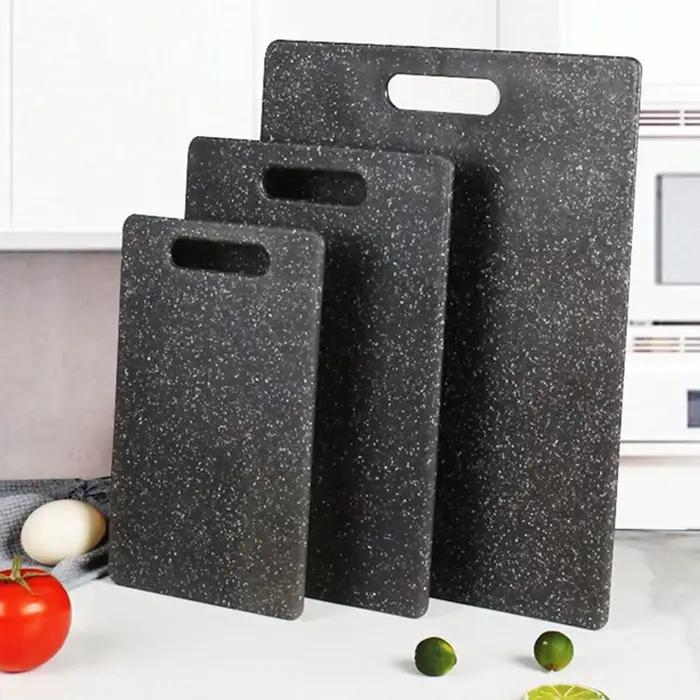 Planche à Découper Texture Marbre PP Antibactérienne et Résistante au Mildiou Planche à Découper de Cuisine pour Légumes Compatible Lave-vaisselle SainPlanche à découper En Plastique Cuisine Durable R