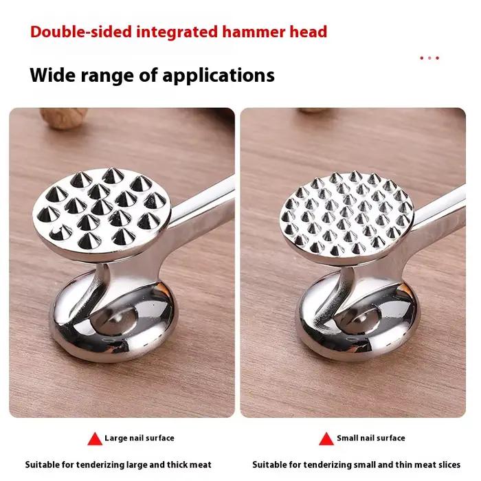 Marteau d'attendrisseur de viande Double face en alliage de Zinc