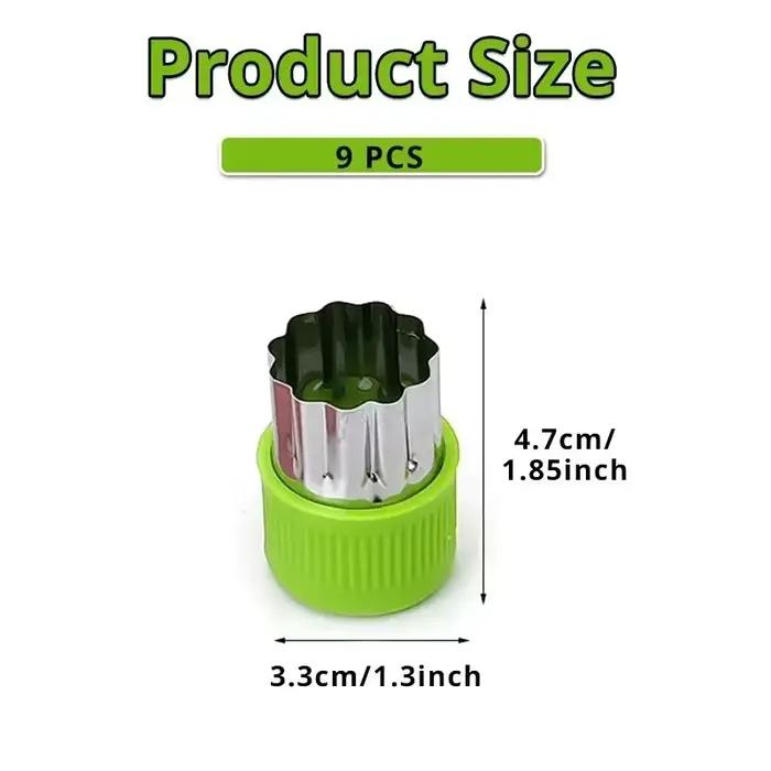 Coupe-fruits pour enfants en acier inoxydable avec formes variées pour biscuits, gâteaux et sandwichs pour des repas créatifs et amusants occasions spéciales