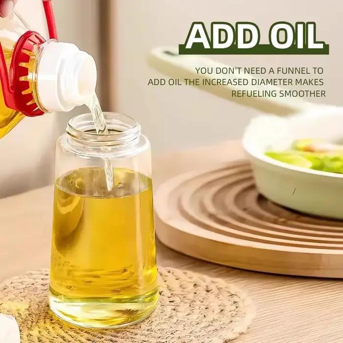Bouteille Distributrice d'Huile d'Olive 2-en-1