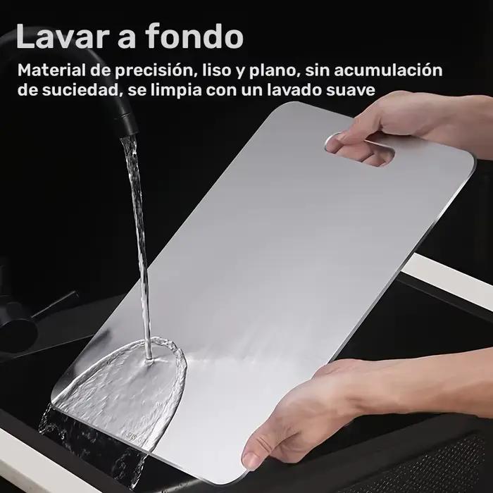 Planche à découper de cuisine épaissie double face de qualité alimentaire portable pour fruits et viande durable