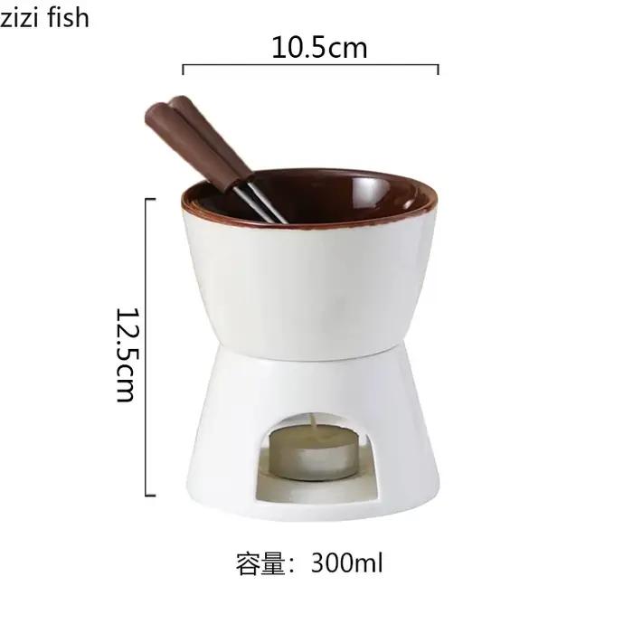 Pot de crème glacée au chocolat