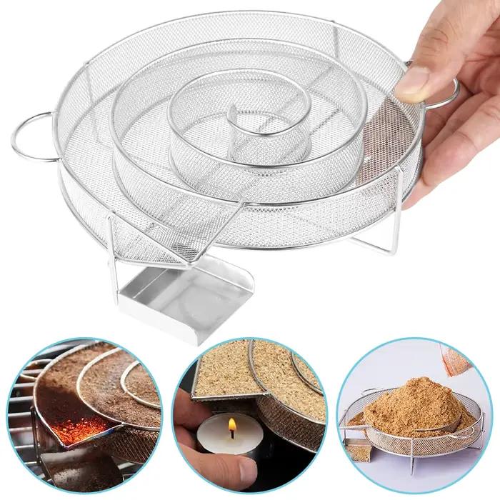 Générateur de fumée froide en acier inoxydable pour fumer de la viande, du poisson, des légumes, barbecues, grillades et fumoirs occasionnels