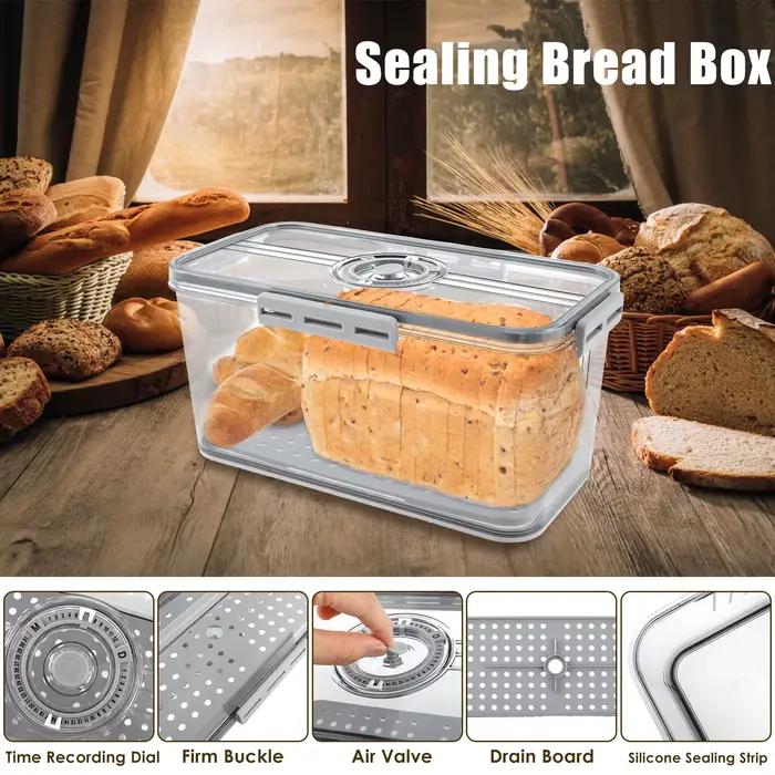 Boîte à pain scellage des aliments