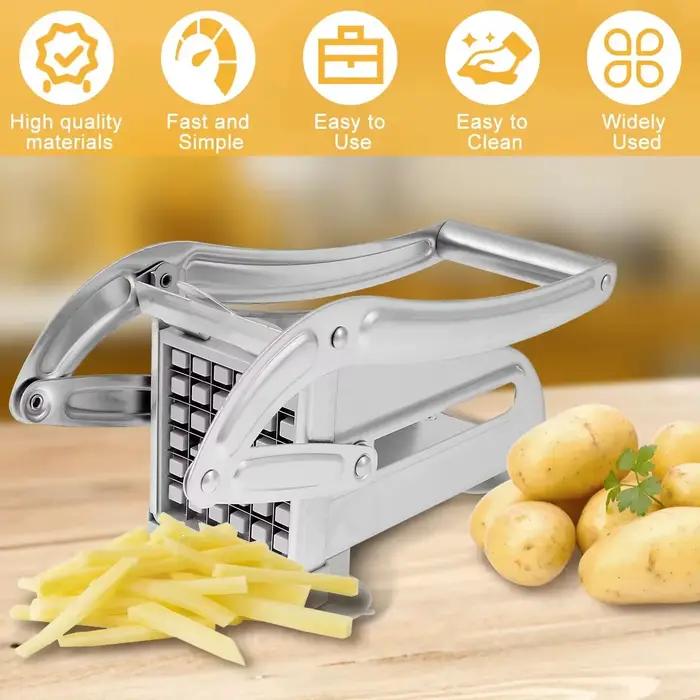 Machine de découpe de pommes de terre multifonction en acier inoxydable