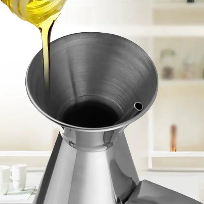 Bouteille d'huile d'olive en acier inoxydable de 500ml