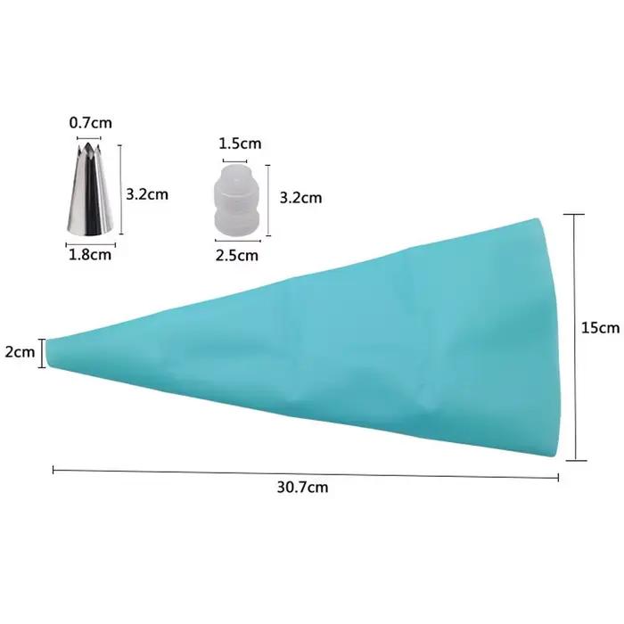 Bon 26/8 pièces sac à pâtisserie en Silicone cuisine bricolage glaçage crème sac