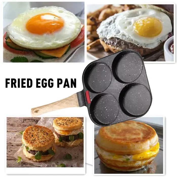 1 poêle à omelette antiadhésive en fonte
