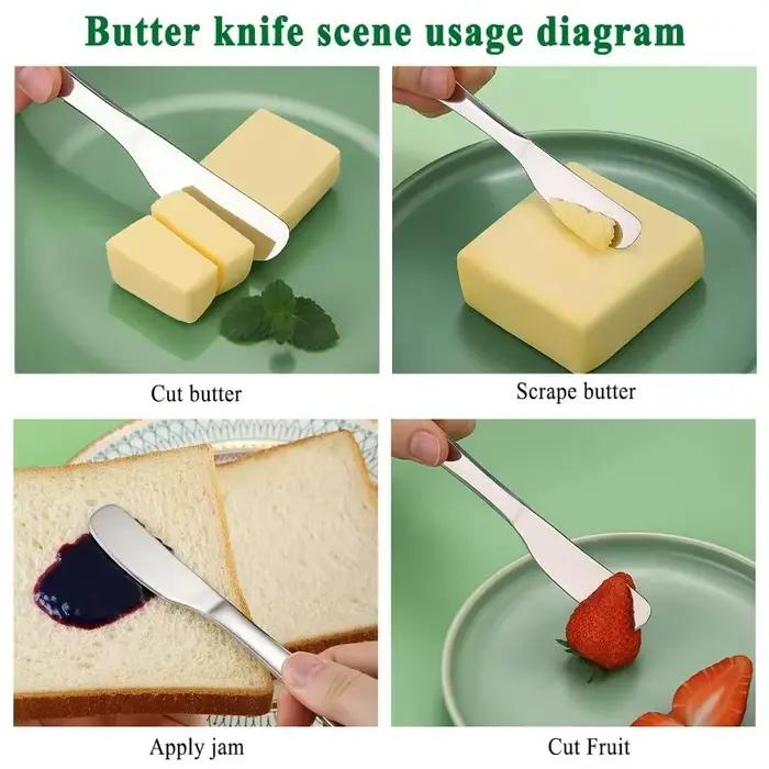 Spatule à fromage et à dessert en acier inoxydable design moderne pour la cuisine et la table occasions spéciales