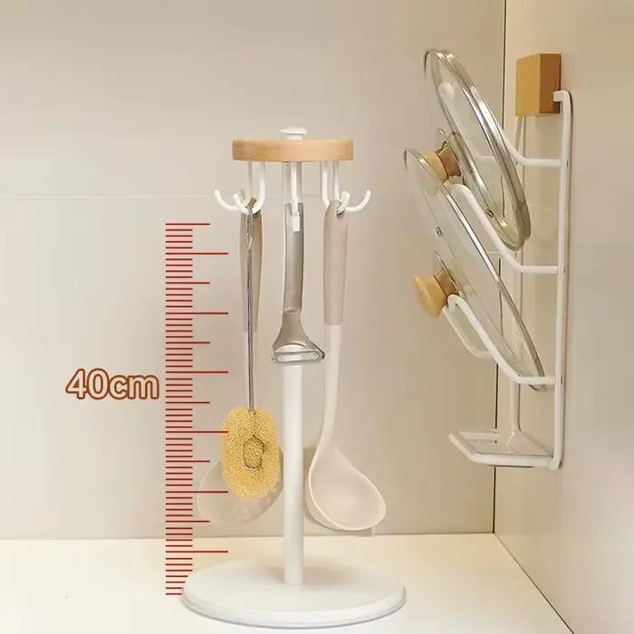 Porte-ustensiles de cuisine rotatif