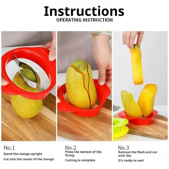 1 pièce Éplucheur de mangue ergonomique