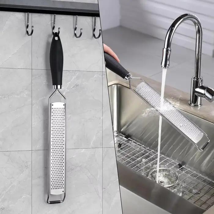 Râpe à zeste de citron de qualité supérieure avec dents parfaitement inclinées