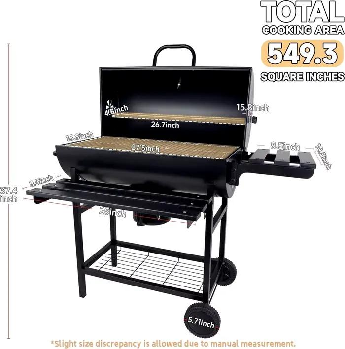 Grills de barbecue au charbon de bois en plein air : gril