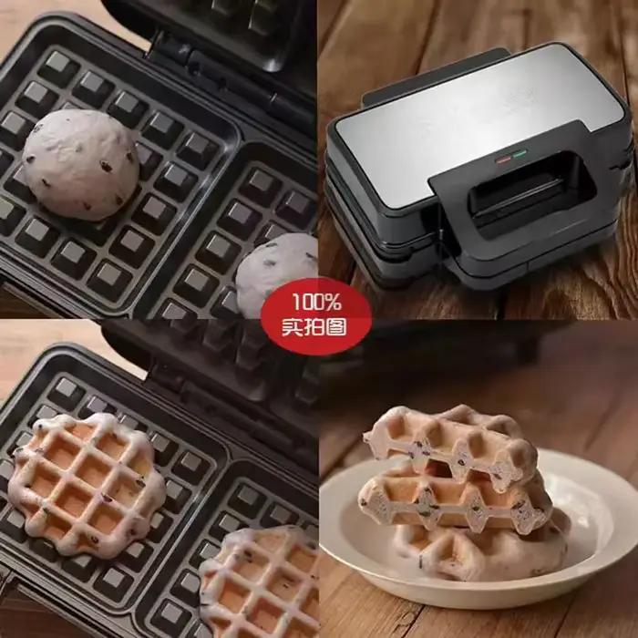Machine à gaufres multifonction HAOYUNMA 220V pour gaufres sandwiches et crêpes à usage domestique