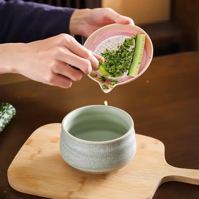 Râpe à ail en céramique de style japonais
