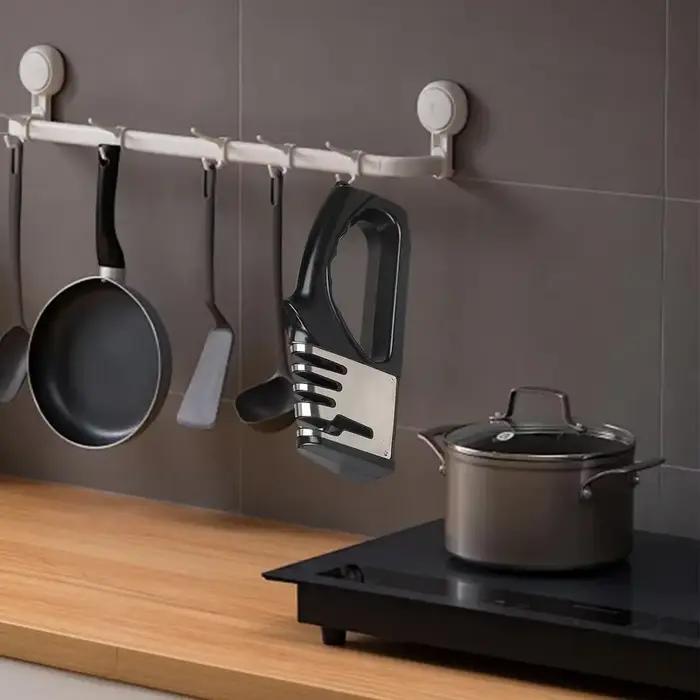 Affûteur de Couteaux de Cuisine Multifonctionnel à 4 Segments Portable avec Base Antidérapante Idéal pour Passionnés de Cuisine Occasions Spéciales
