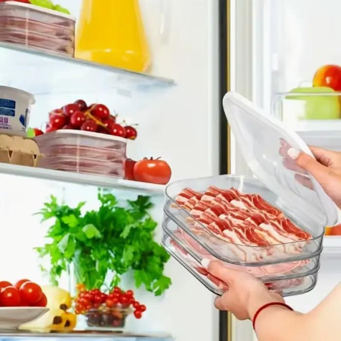 Boîte de conservation de viande pour réfrigérateur