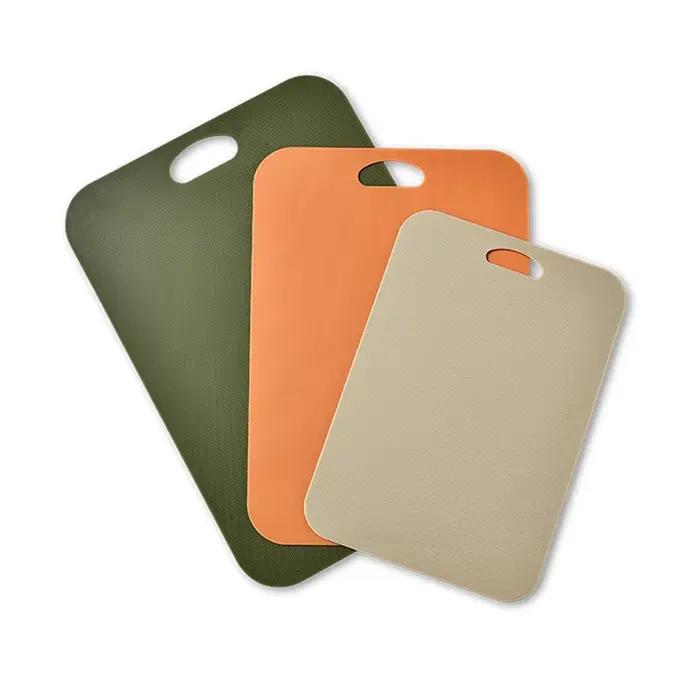 1/3 pièces outils de cuisine multicolore facile à nettoyer planche à découper en plastique antidérapante bloc de coupe alimentaire tapis outil cuisine fournitures de cuisine
