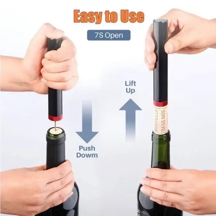 Ouvre-bouteille de vin à pompe à pression d'air
