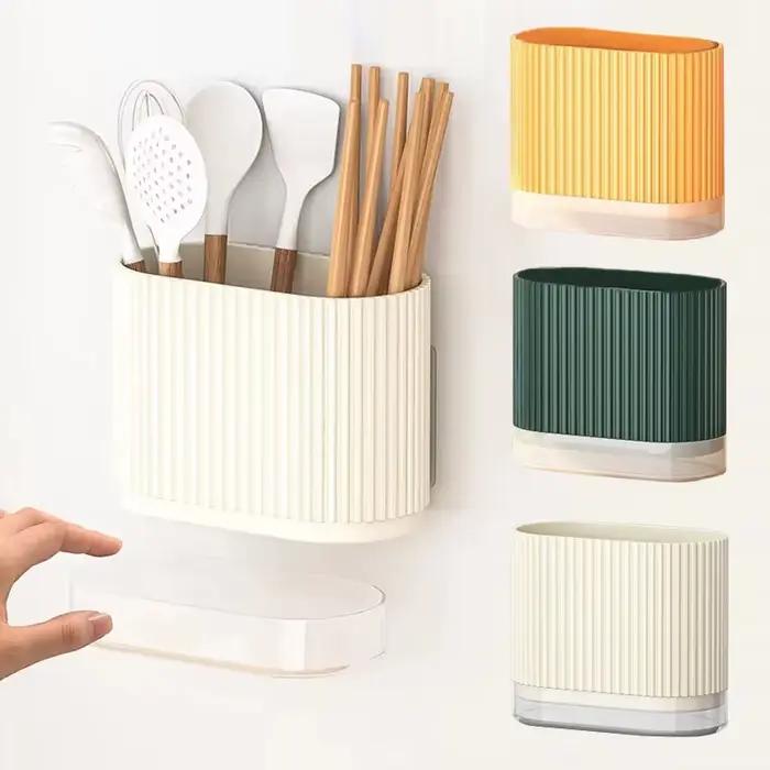 Boîte de rangement murale pour cuillère de cuisine domestique