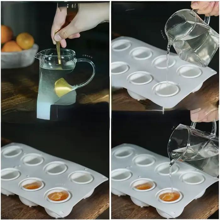 Moule à gâteau en silicone à 8 maillons