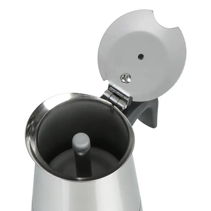 Cafetière Moka en acier inoxydable, cafetière pour cuisine, moka expresso Latte, filtre de cuisinière, 2/4/6/9 tasses
