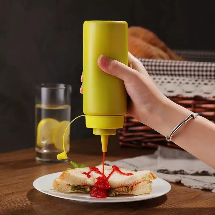 Bouteille de condiments à presser HI pour ketchup