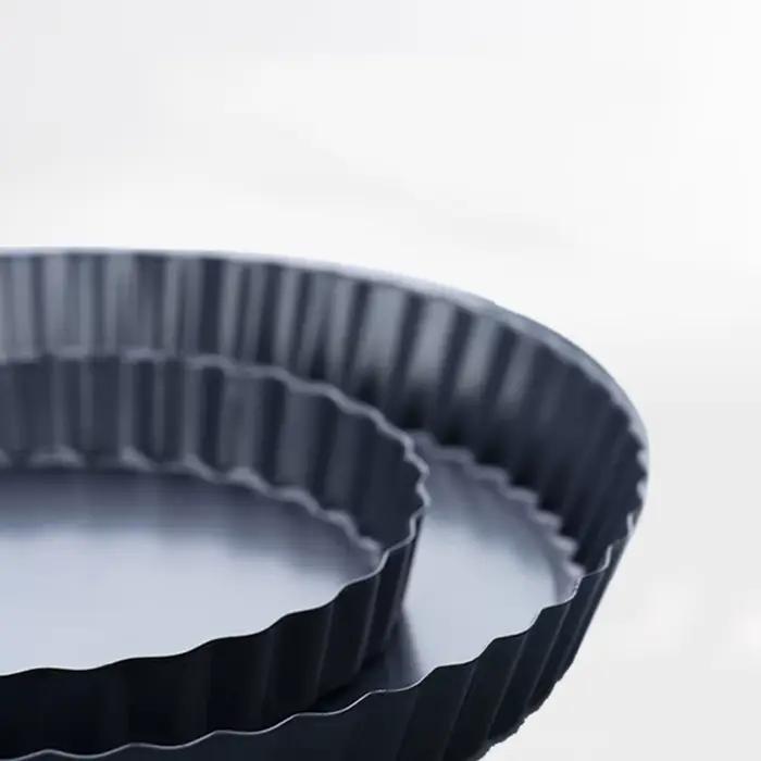 Moule à tarte cannelé, cuisson du fond amovible