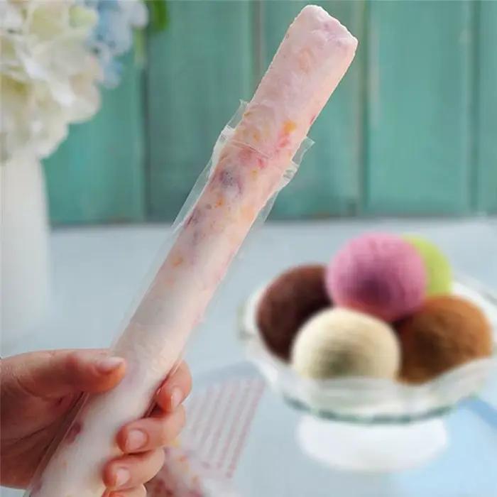 100 sacs de congélation jetables pour bâtonnets glacés DIY, moules pour crèmes glacées maison, activités estivales