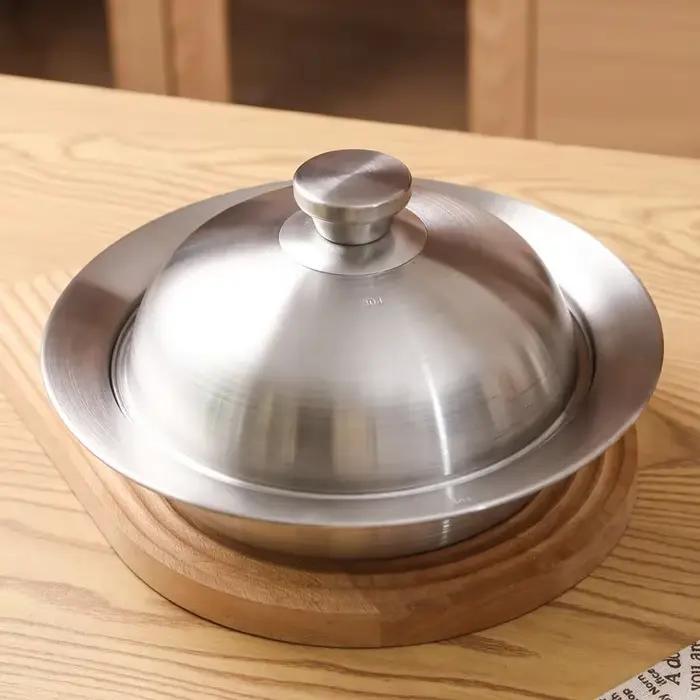 Offre Spéciale : Plaque de Cuisson en Acier Inoxydable 304, Diamètre Intérieur 20-26cm, pour Cuiseur Vapeur Type Soucoupe Volante, Grille de Cuisson à la Vapeur, Support de Cuisson à la Vapeur