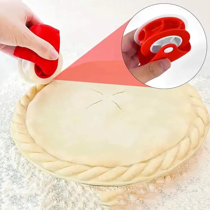 Machine de découpe de pâte à tarte roue à rouler décoratrice de forme unique pour pâtissiers amateurs et professionnels occassions spéciales