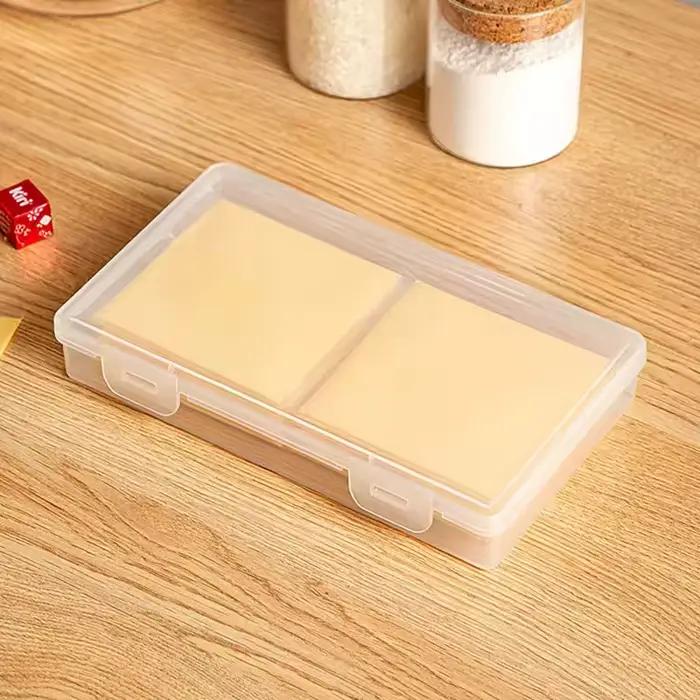 Boîte de rangement de cuisine polyvalente pour tranches de fromage